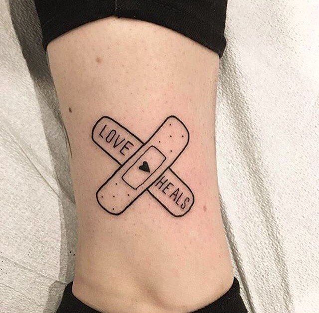 Love heals tattoo