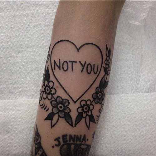 Love not you tattoo