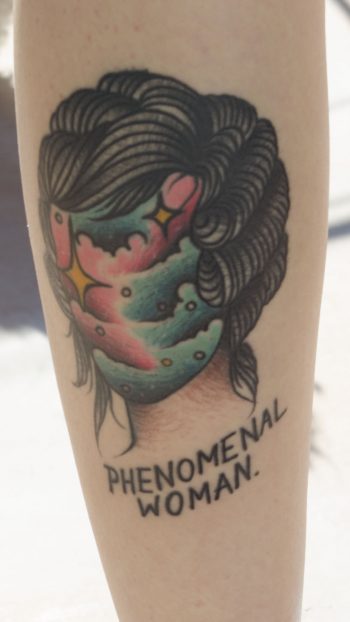 Phenomenal woman tattoo