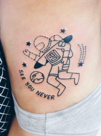 See you never tattoo