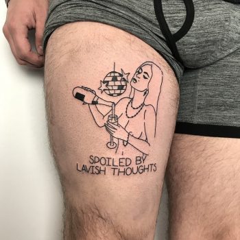 Spoiled by lavish thoughts tattoo