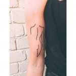 Tattoo of a silhouette