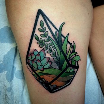 Terrarium tattoo