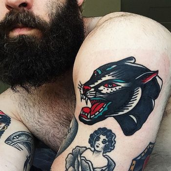 Traditional black panther