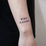Who knows tattoo