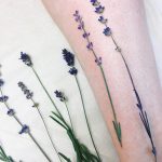 Wonderful lavender tattoo