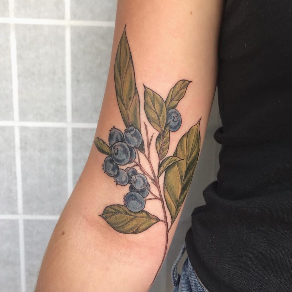 Blackberries tattoo