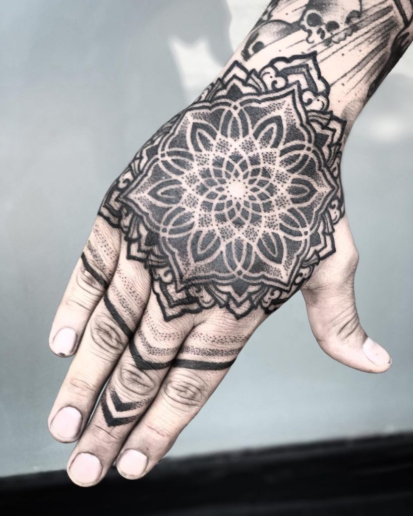 Buy Cute Mandala Flower Temporary Tattoo for Women and Men / Small Black  Mandala Temp Tat / Mandala Fake Tattoo / Mandala Tattoo Online in India -  Etsy