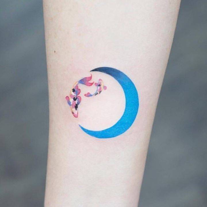 blue moon tattoos