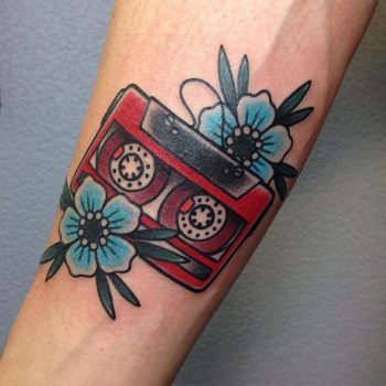 Compact cassette tattoo