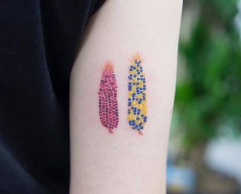 Corn tattoo