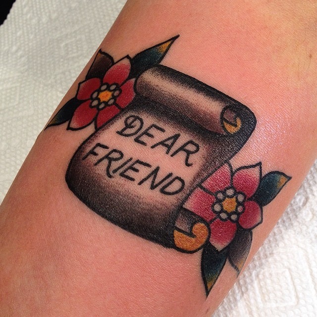 Dear friend tattoo