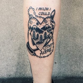 I wish i could stay here tattoo