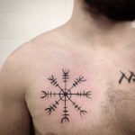 Icelandic stave tattoo