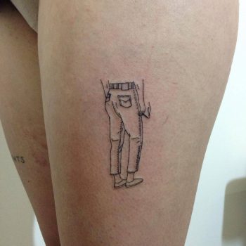 Jeans tattoo