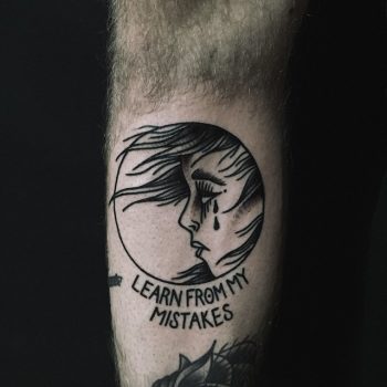 Learn from my mistakes tattoo