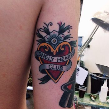 Lonely hearts club tattoo
