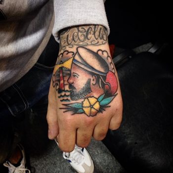 Old school sailor tattoo