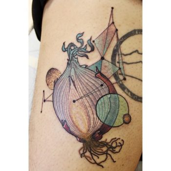 Onion tattoo