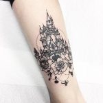 Princess castle tattoo