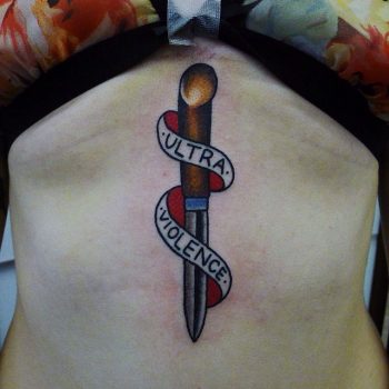Ultra violence tattoo