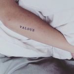 Valour tattoo