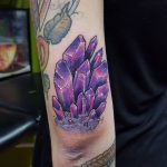 Violet crystals tattoo