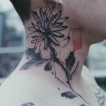 Watercolor japanese style tattoo