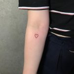 3d effect heart tattoo