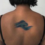 Abstract sea tattoo