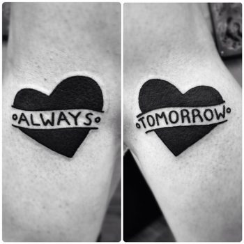 Always tomorrow matching tattoos