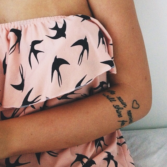 Little Tattoos — Floral armband tattoo. Tattoo artist: Zihwa
