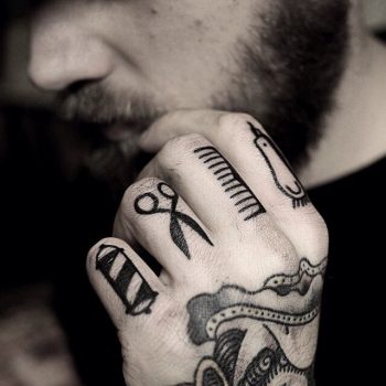 Barber's tattoos
