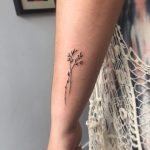 Beautiful branches tattoo on the forearm