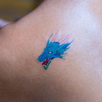 Blue dragon tattoo