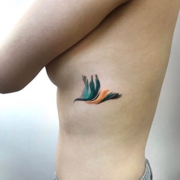 Brushy tattoo