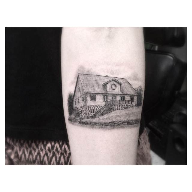 Cabin tattoo