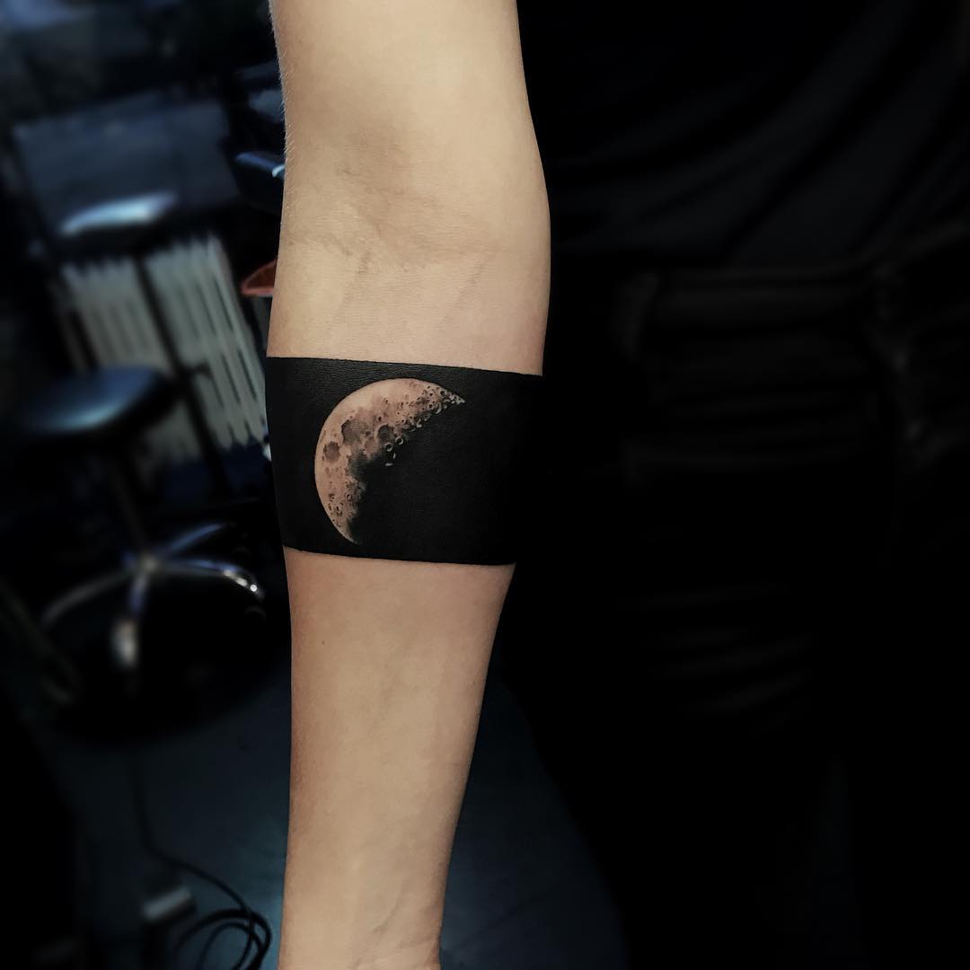 Dark side of the moon tattoo