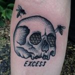 Excess tattoo
