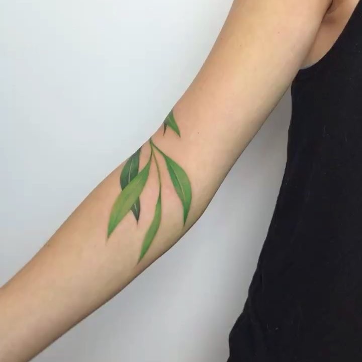 Freehand willow tattoo