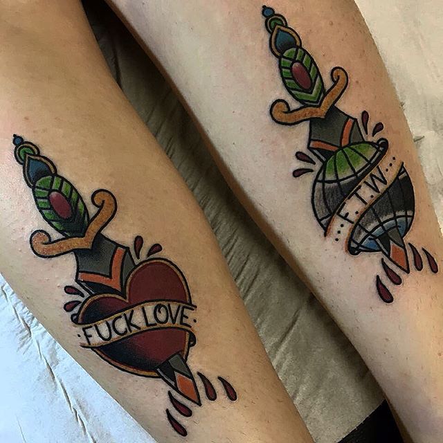 Fuck love ftw tattoo