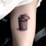 Garbage can tattoo