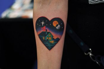 Heart shaped landscape