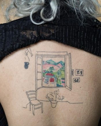 Henri matisse sketch tattoo