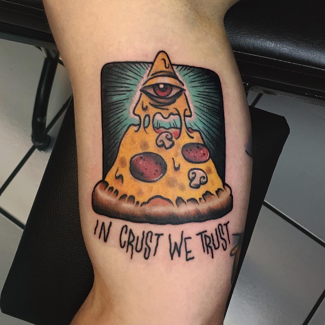 In crust we trust tattoo