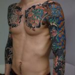 Japanese style fullsleeve tattoos