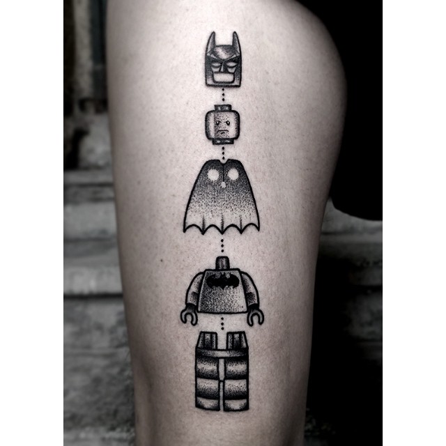 Lego batman tattoo