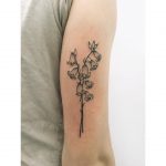 Little bluebells tattoo on the arm