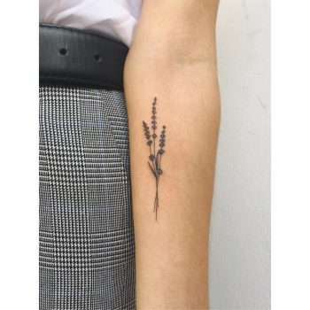 Little lavender tattoo