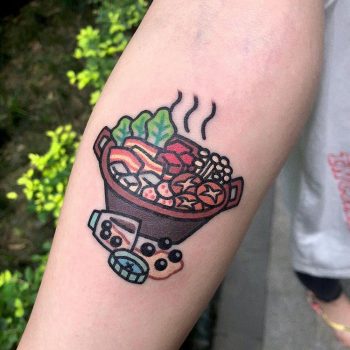 Lunch tattoo
